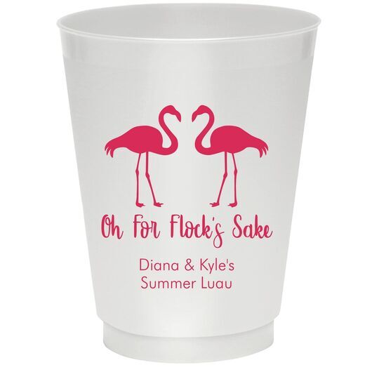 Oh For Flock's Sake Colored Shatterproof Cups
